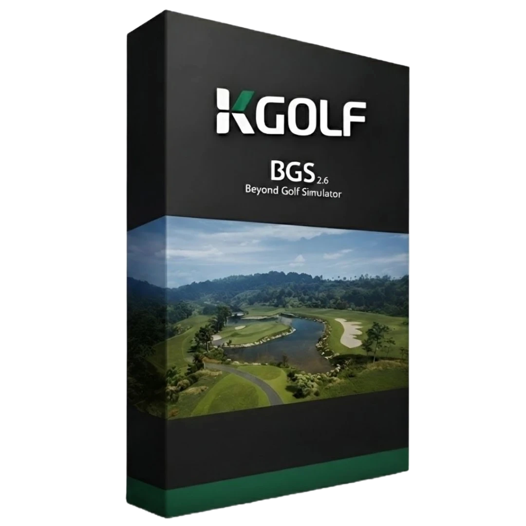 KGOLF BGS 2.6インドアゴルフシミュレーターソフトウェアパッケージ