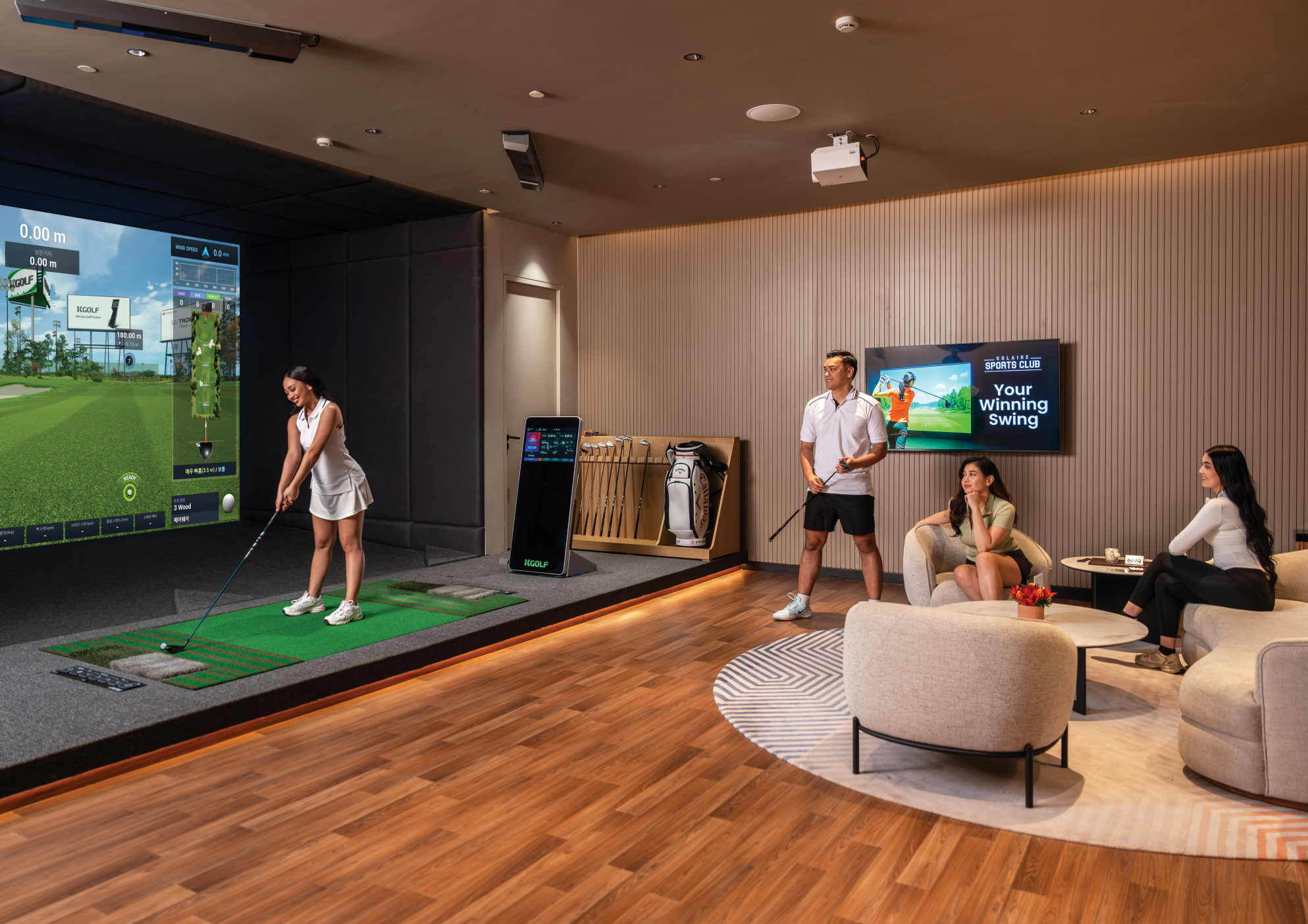 K-GOLF Simulator Bay3