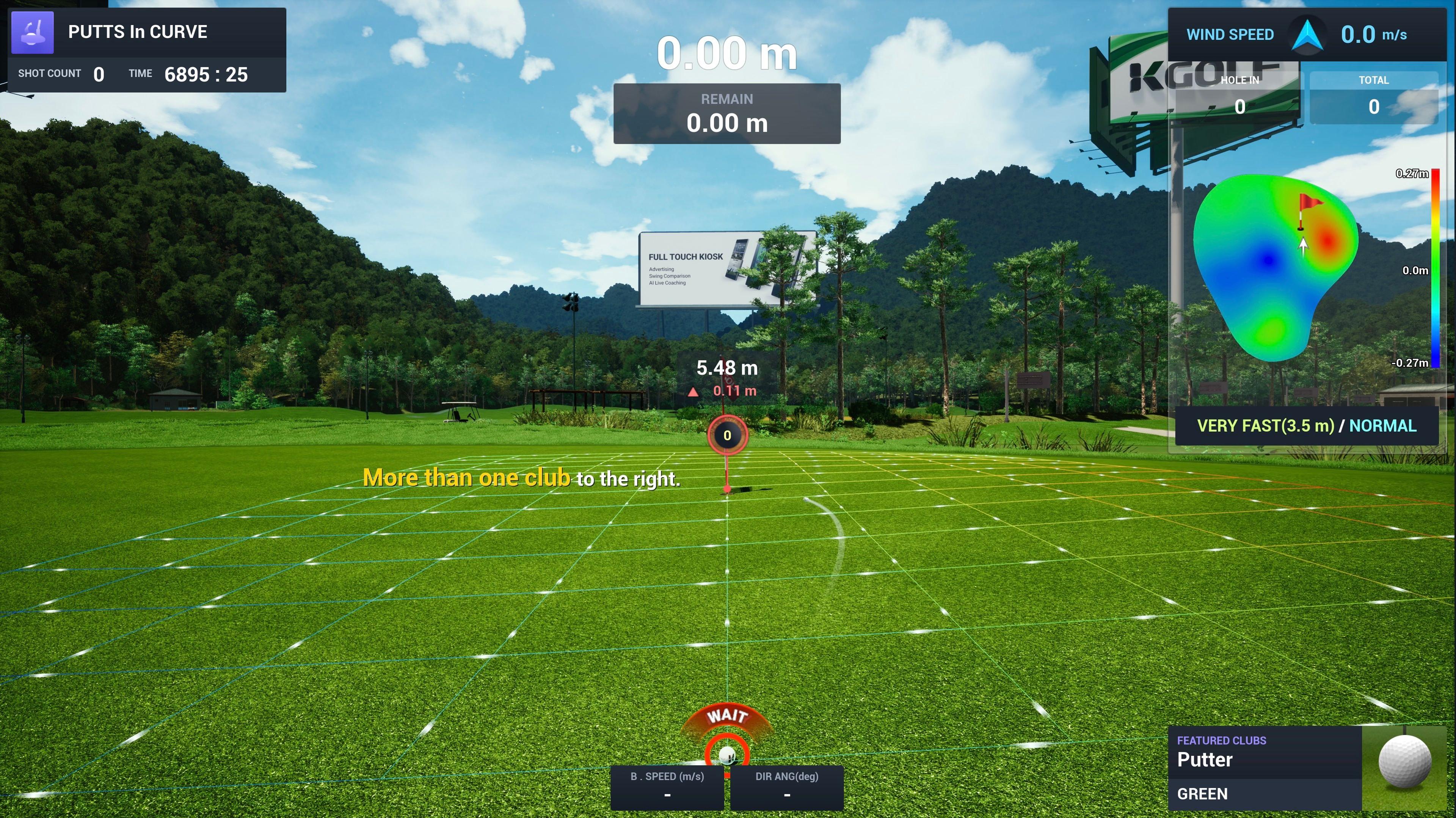 K-Golf Breaking Putt