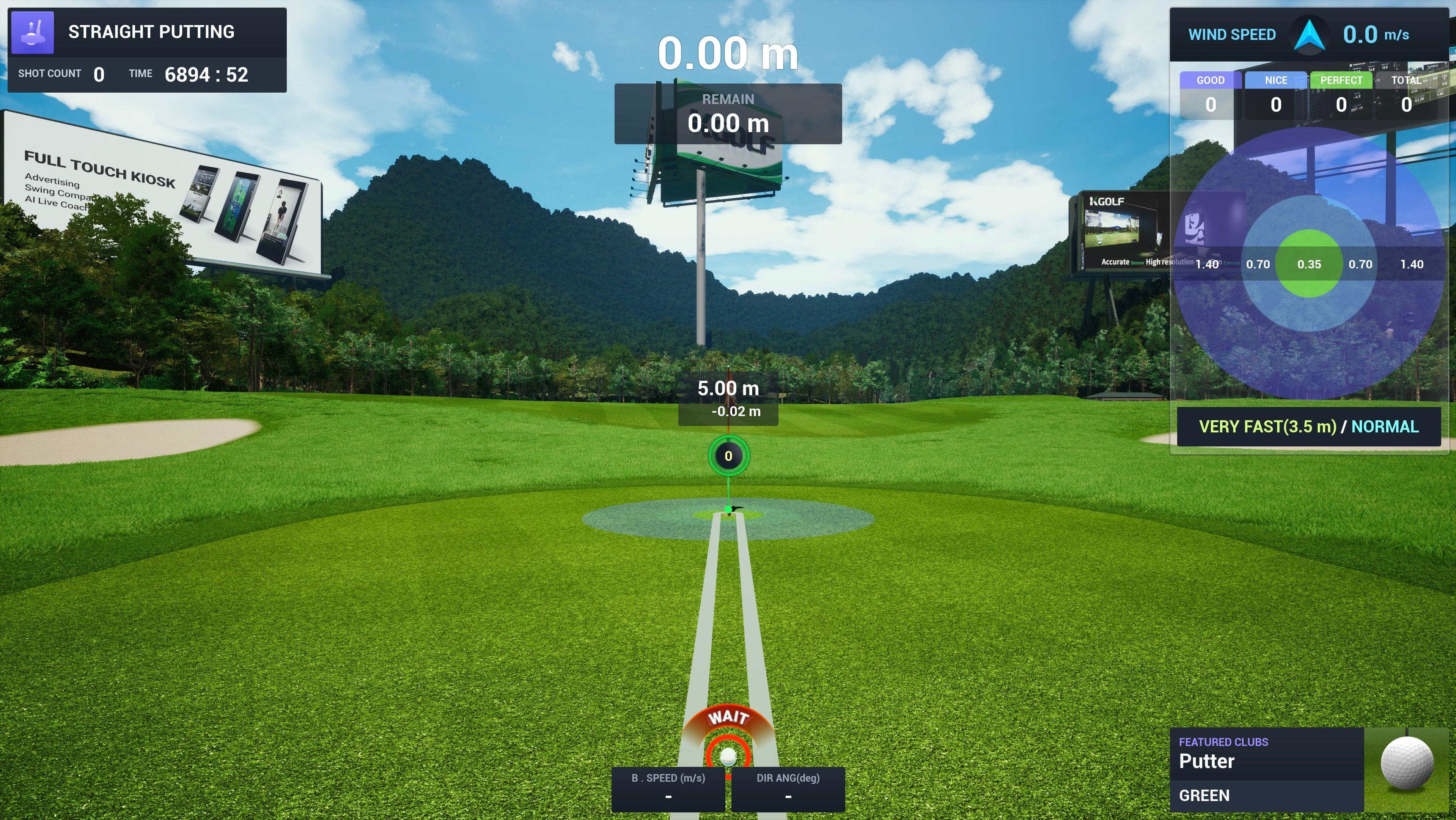 K-GOLF Straight Putt